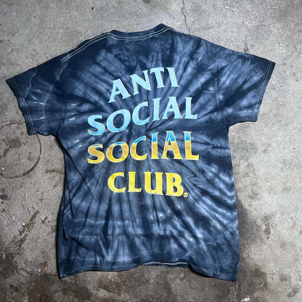 Anti Social Social Club The Shape Of Things Mineral Wash Tee Black Medium